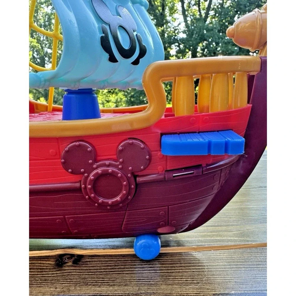 Disney Mickey Mouse Pirate Ship Playset Musical Lights Toddler Toy Boat
